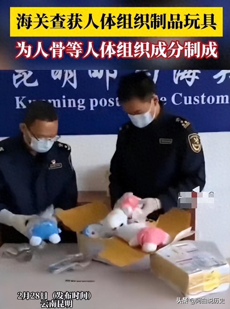 昆明海关查获人体组织制品12件