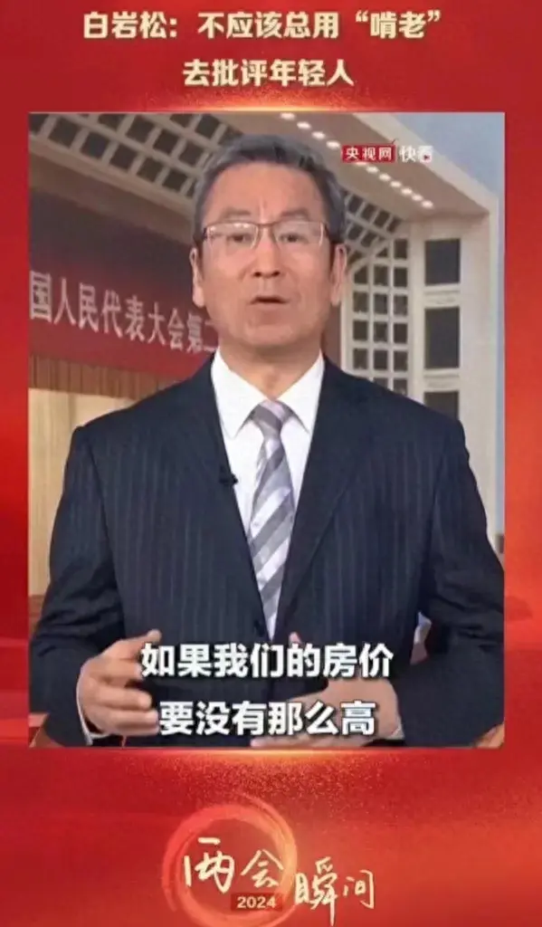 白岩松:不要总用啃老批评年轻人